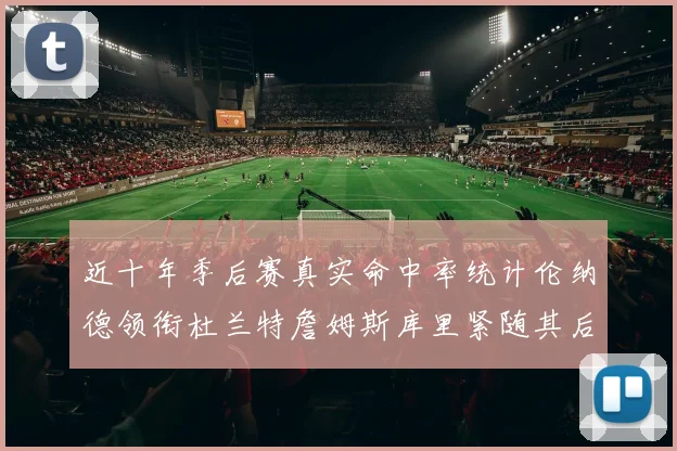 近十年季后赛真实命中率统计伦纳德领衔杜兰特詹姆斯库里紧随其后